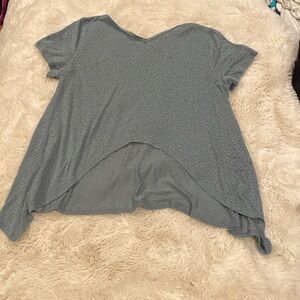 Lululemon loop around burn out tee size 8